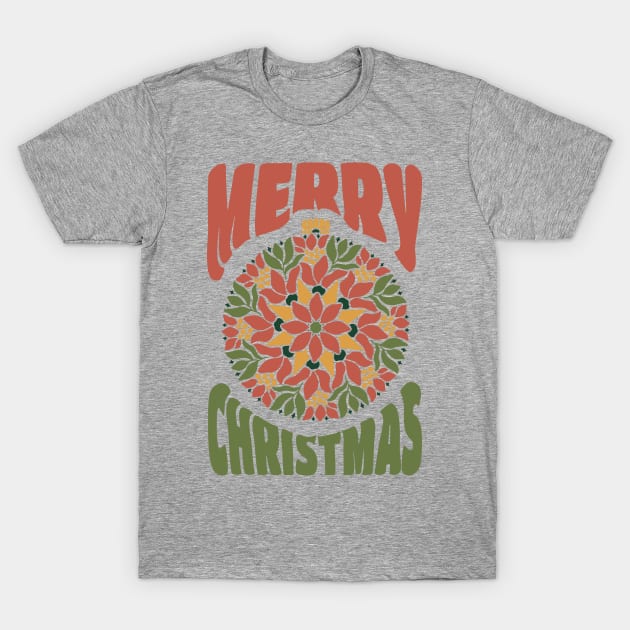 Merry Christmas Ornament T-Shirt by JunkyDotCom